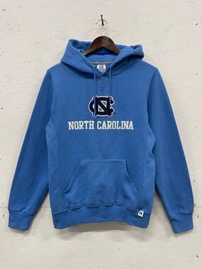 Vintage North Carolina Tar Heels Russell Athletic Embroidered Hoodie, Size S